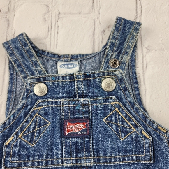 OLD NAVY‎ infant denim overalls dress - Picture 3 of 4